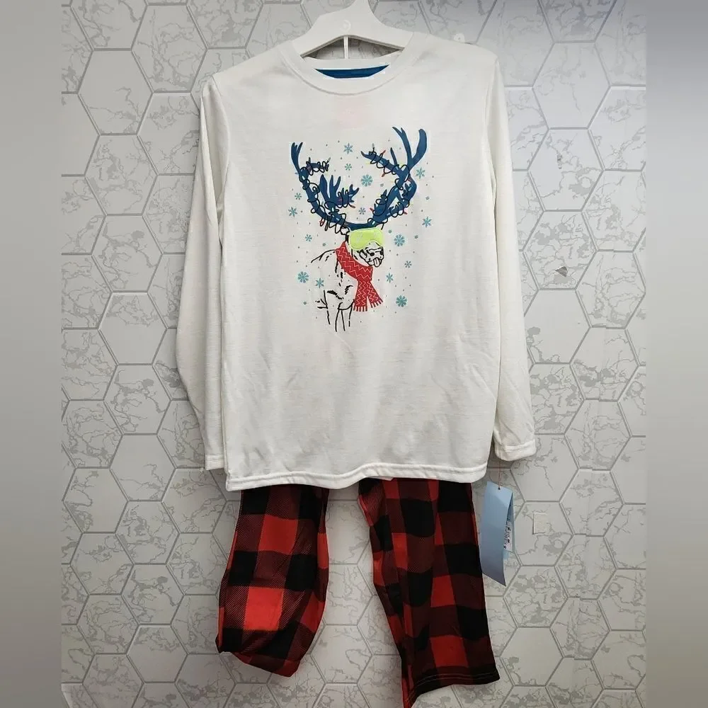 New Boys' 2pc Christmas Long Sleeve Pajama Set - Cat & Jack